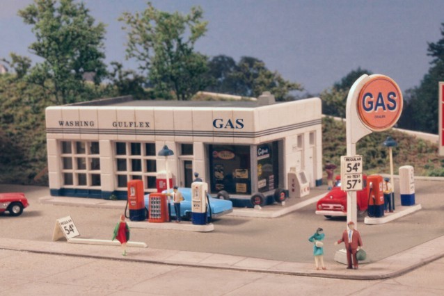 N Scale Crafton Ave Service Station N Scale Crafton Ave Service Station